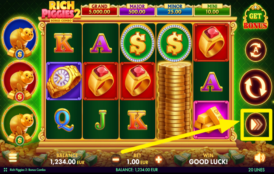Rich Piggies 2 Bonus Combo QUICKEN THE GAME!