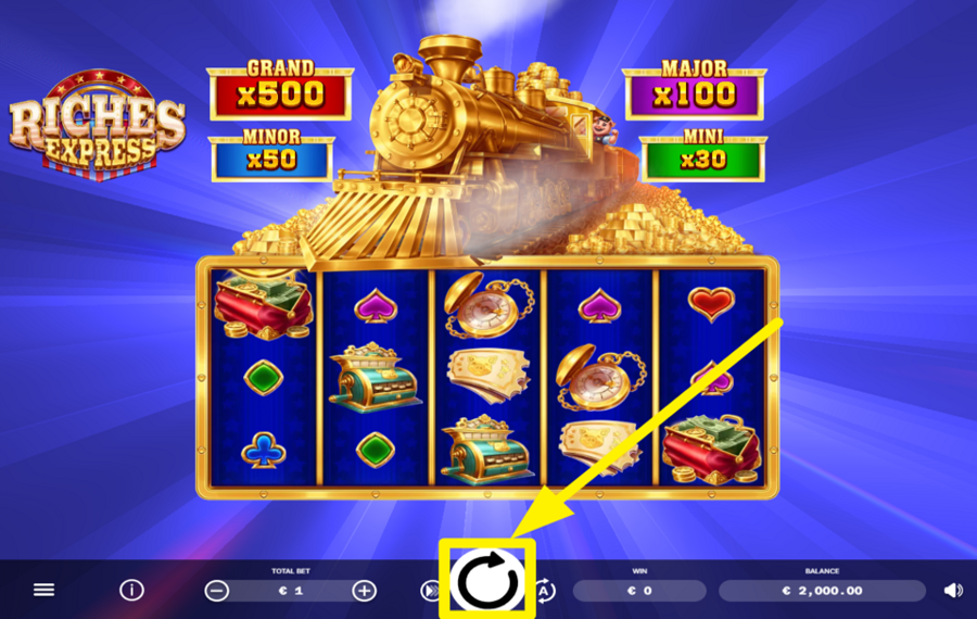 Riches Express SPIN TO WIN!