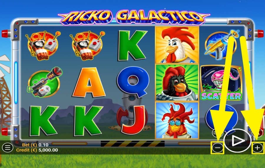 Ricko Galactico DETERMINE YOUR BET.