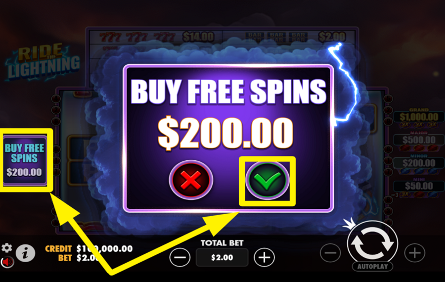 Ride The Lightning FREE SPINS, MORE WINS?