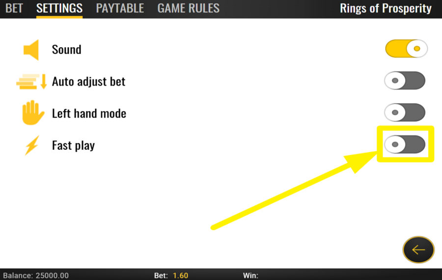 Rings of Prosperity MAXIMIERE DIE GESCHWINDIGKEIT.