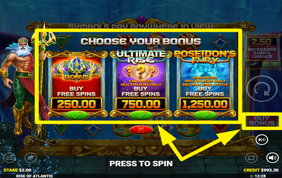 Rise of Atlantis 2 SBLOCCA GIRI GRATUITI.