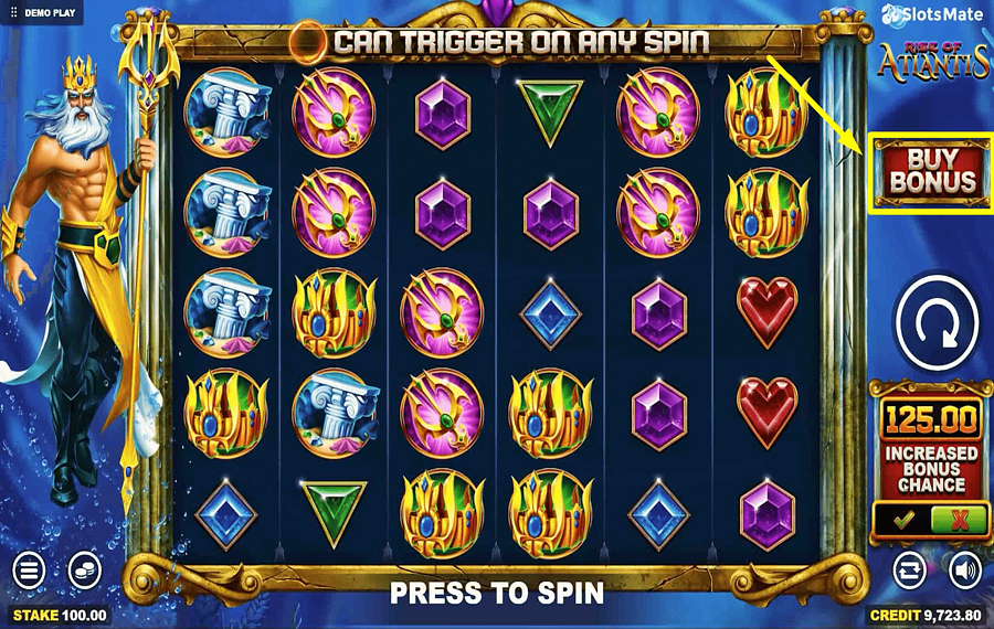 Rise of Atlantis Using the optional “Buy Bonus” feature.