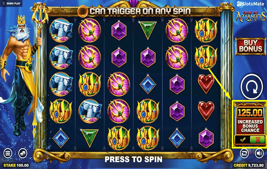 Rise of Atlantis Rise of Atlantis has an “Increased Bonus Chance”