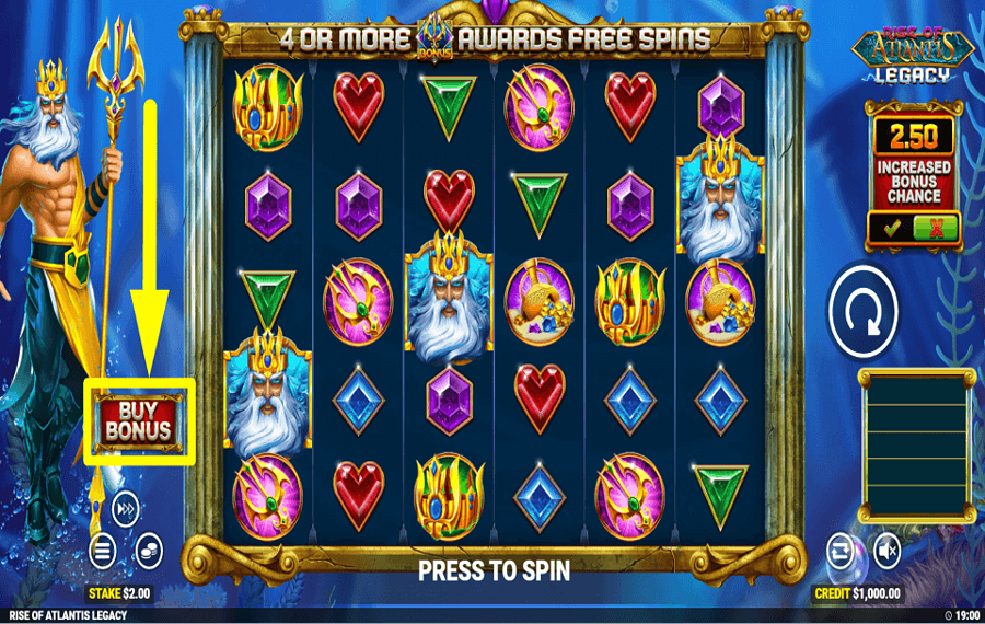Rise of Atlantis Legacy PURCHASE BONUSES.
