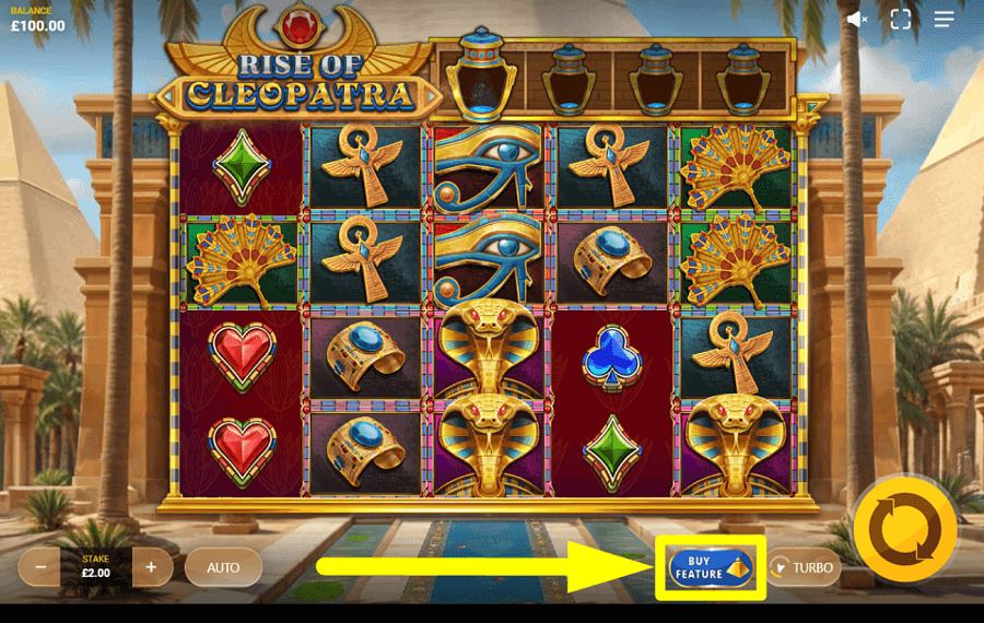 Rise of Cleopatra SHOP FOR SPINS.