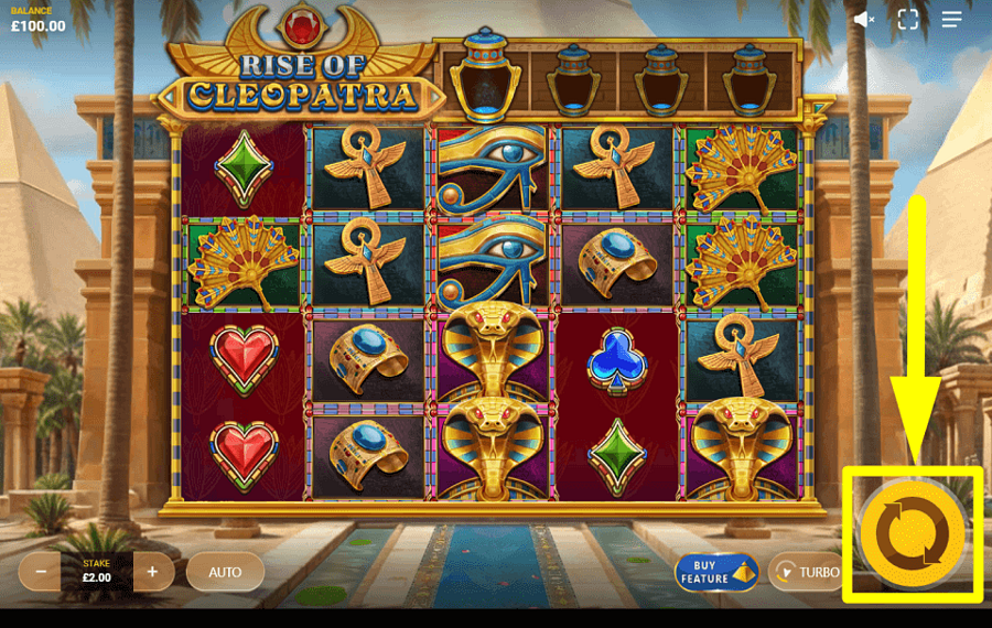 Rise of Cleopatra START GAMBLING.