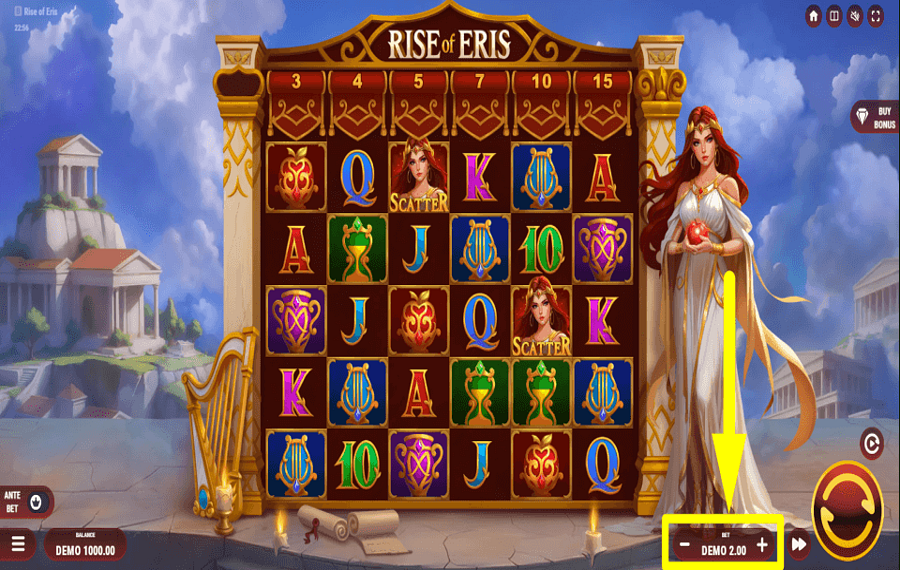 Rise of Eris ИЗМЕНИТЕ СТАВКУ.