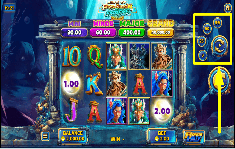 Rise of Poseidon Extreme ПРОДОЛЖИТЬ В АВТОМАТИЧЕСКОМ РЕЖИМЕ.
