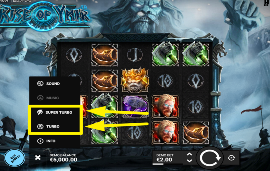 Rise of Ymir CHANGE THE SPEED.