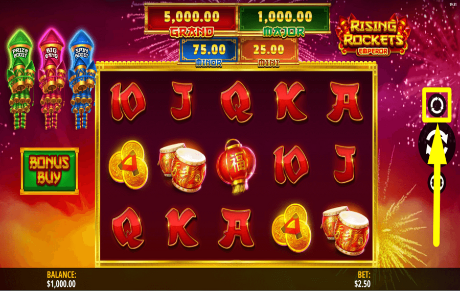 Rising Rockets Emperor VALUTARE LA RIPRODUZIONE AUTOMATICA.