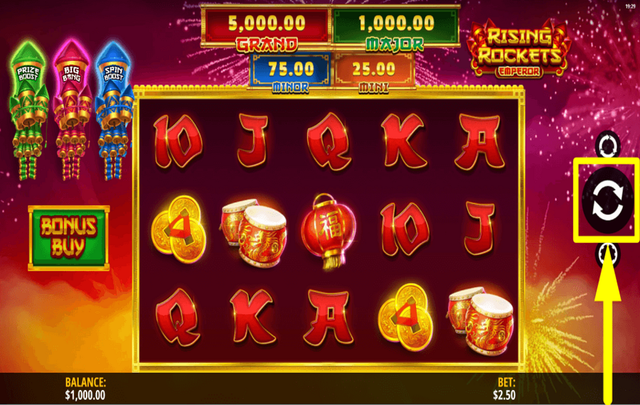 Rising Rockets Emperor FAI GIRARE I RULLI.