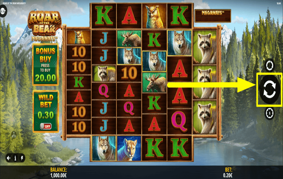 Roar of the Bear Megaways DREHEN SIE DIE ROLLEN.