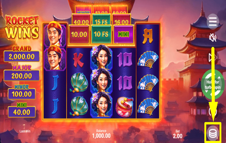 Rocket Wins ВЫБЕРИТЕ СТАВКУ.