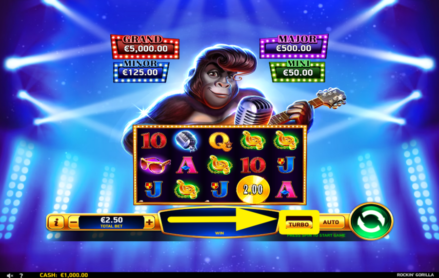 Rockin Gorilla AUMENTE LA VELOCIDAD.