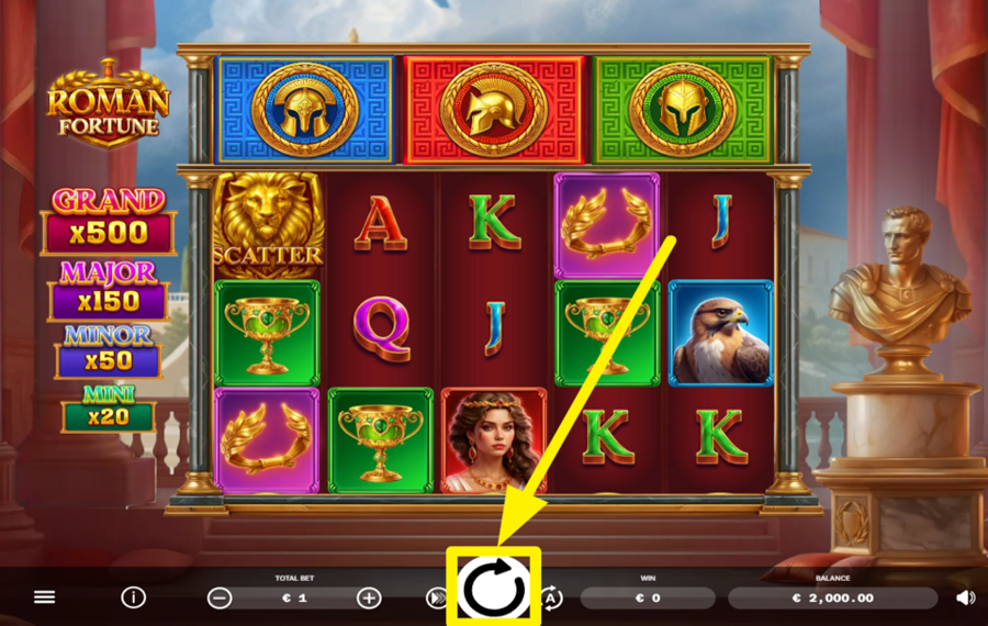 Roman Fortune SPIN FOR SUCCESS!