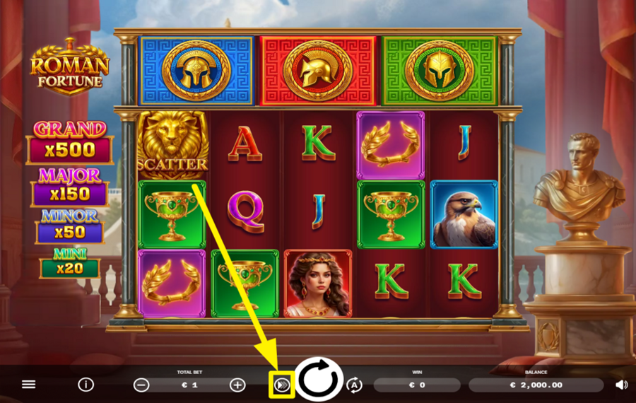 Roman Fortune QUICKEN THE GAME.