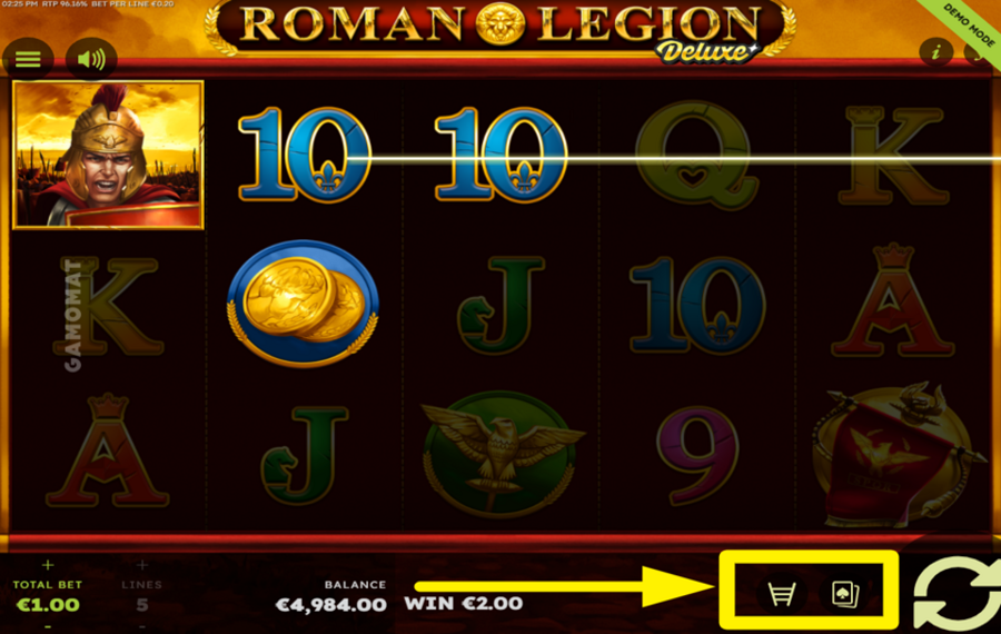 Roman Legion Deluxe Setzen Sie Ihren Gewinn aufs Spiel.