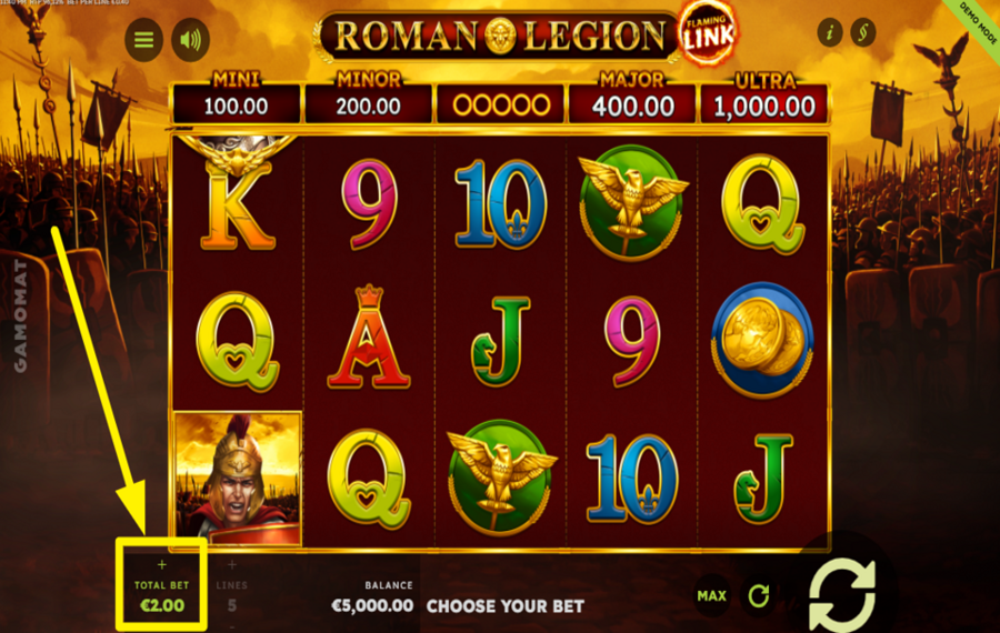 Roman Legion Flaming Link SPECIFICA LA TUA SCOMMESSA.