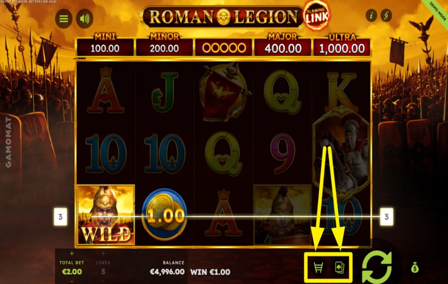 Roman Legion Flaming Link Tenta la fortuna!