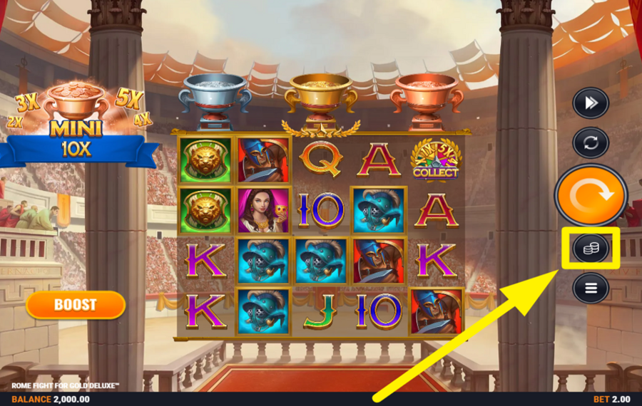 Rome Fight For Gold Deluxe FESTLEGEN SIE IHREN EINSATZ.