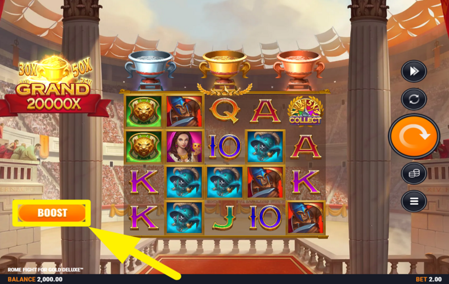 Rome Fight For Gold Deluxe STEIGERN SIE IHREN EINSATZ.