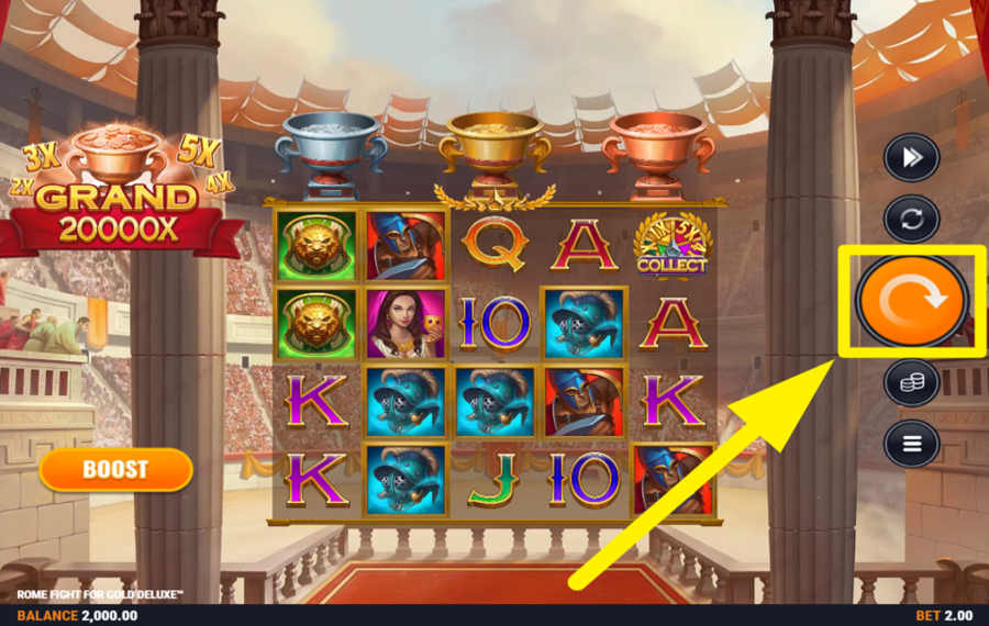 Rome Fight For Gold Deluxe DREHEN SIE DIE ROLLEN.