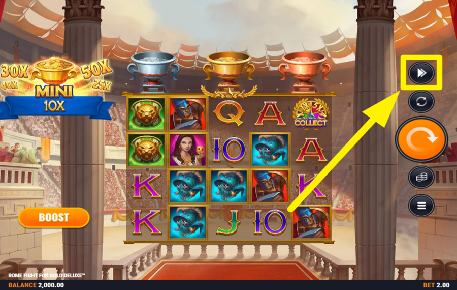 Rome Fight For Gold Deluxe ENTFESSELN SIE DIE TURBOLADUNG!
