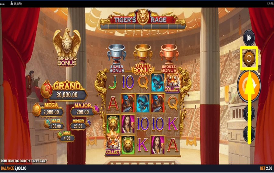 Rome Fight For Gold The Tigers Rage AUTOMATISCH FORTFAHREN.