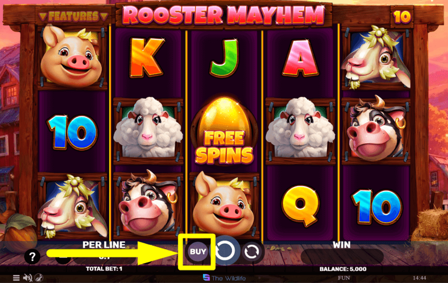 Rooster Mayhem SAISISSEZ DES TOURS GRATUITS.