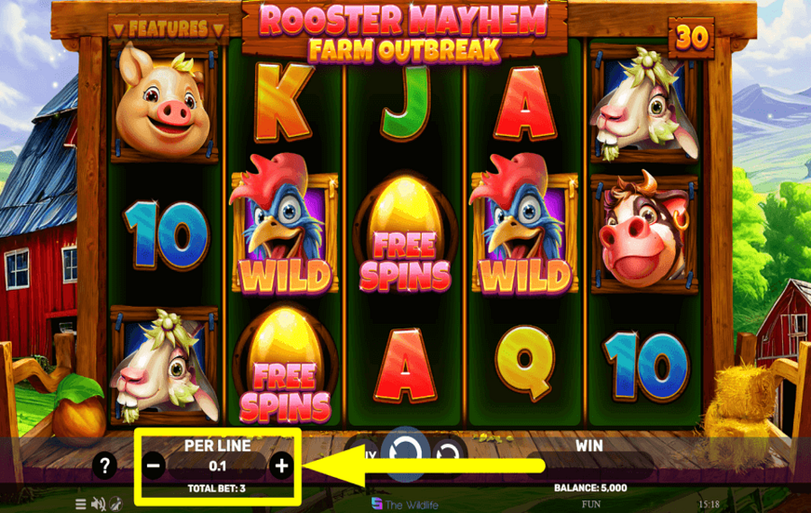 Rooster Mayhem Farm Outbreak Platzieren Sie Ihre Wette.