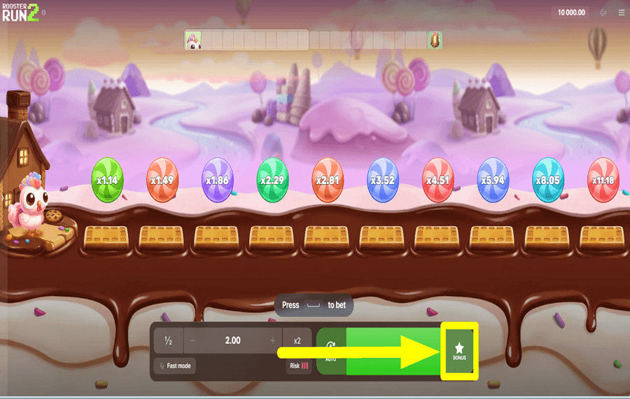 Rooster Run 2 ACQUIRE BONUSES.