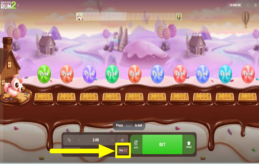 Rooster Run 2 ADJUST THE DIFFICULTY.