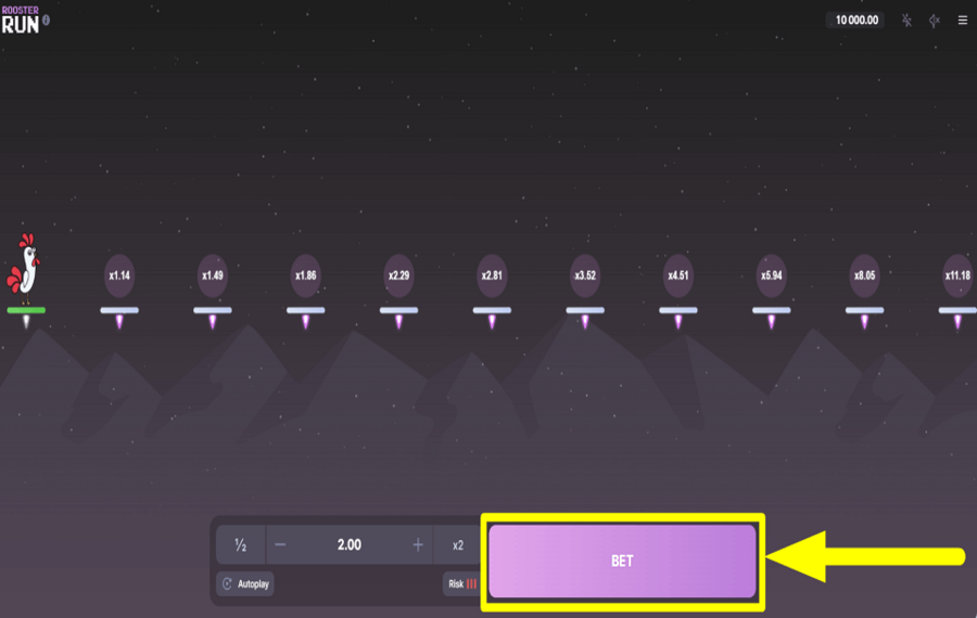 Rooster Run VISEZ LES RÉCOMPENSES.