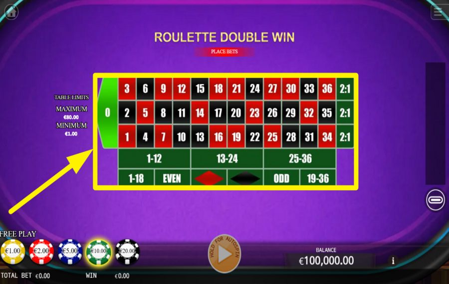 Roulette Double Win FAITES VOS JEUX.