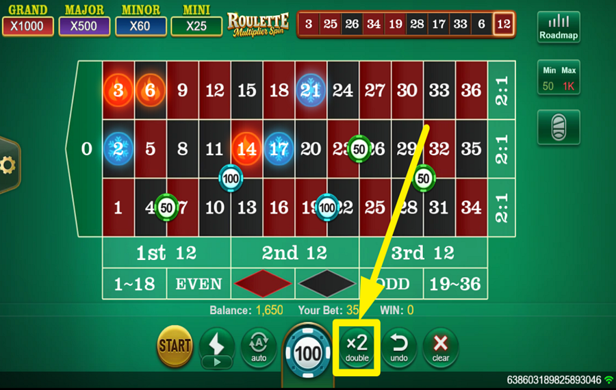 Roulette Multiplier Spin RADDOPPIA LA TUA SCOMMESSA.