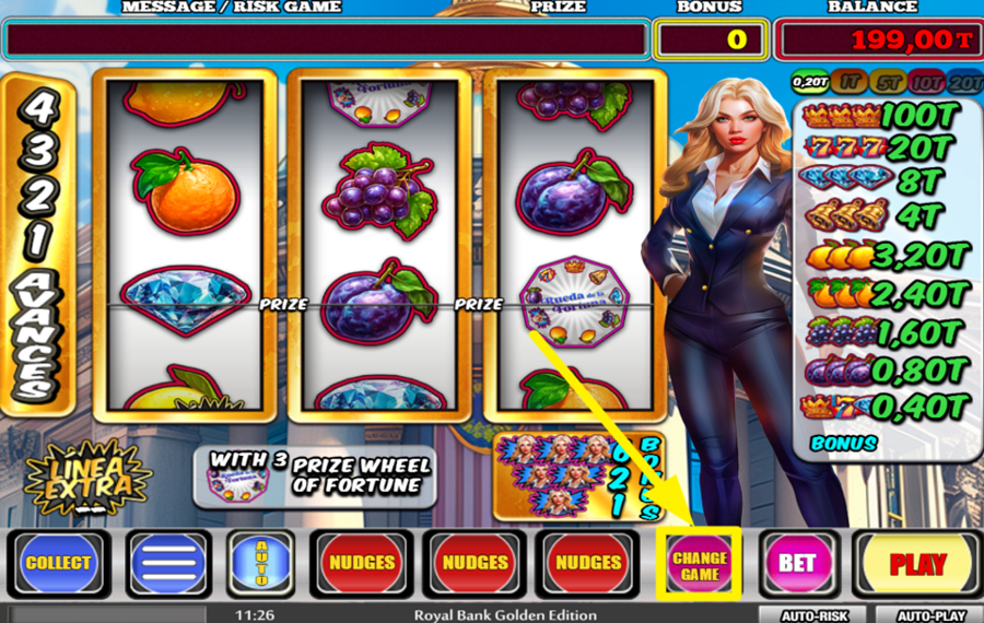 Royal Bank Golden Edition BASCULEZ ENTRE LES MODES DE JEU.