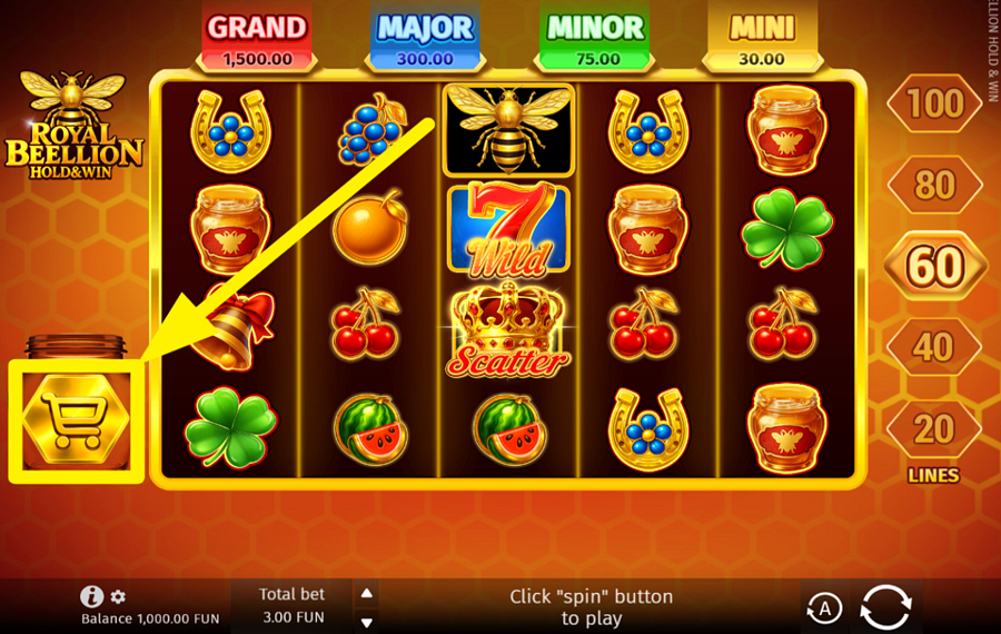 Royal Beellion Hold And Win RENDILO INTERESSANTE.