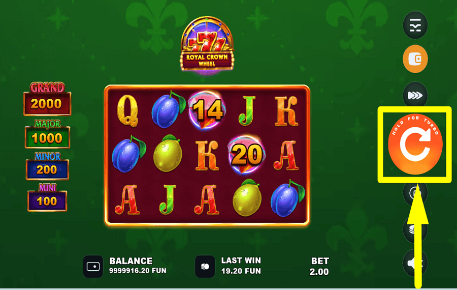 Royal Crown Wheel CHASE THE PRIZE.