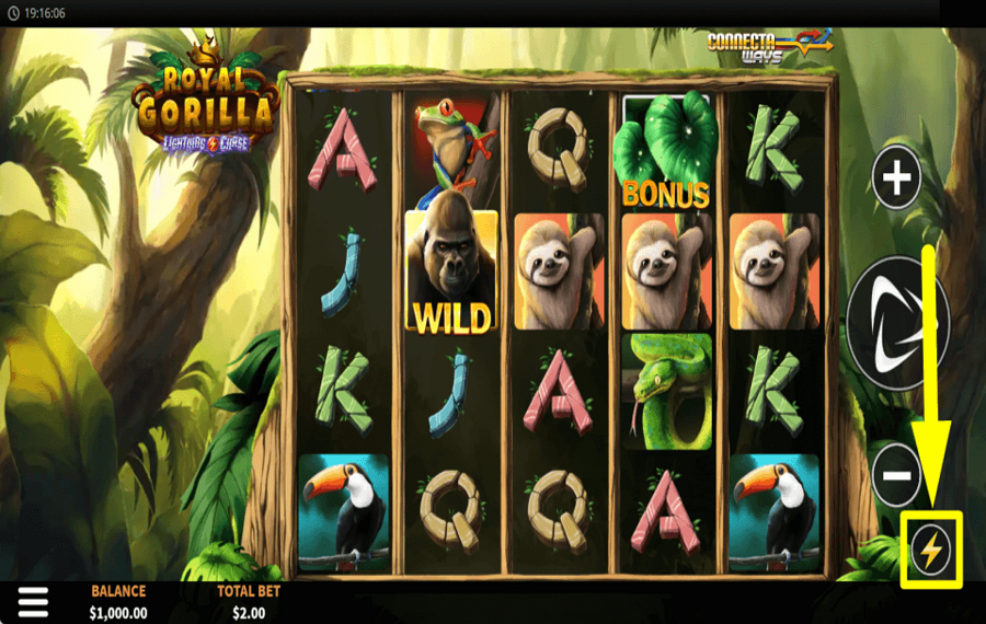 Royal Gorilla TURBO EINSCHALTEN.