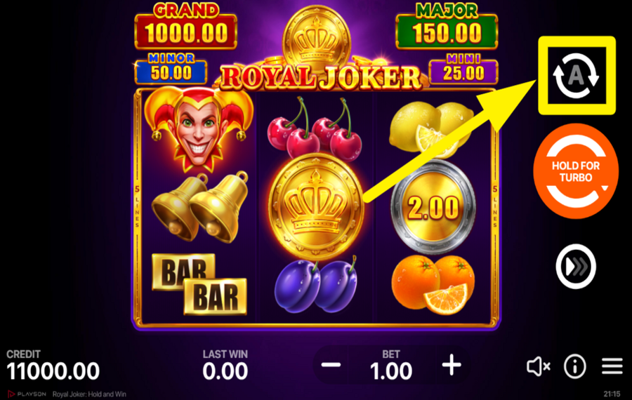 Royal Joker Hold And Win Slot by Playson | Play for Free