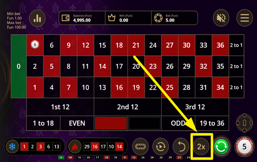 Royal Riches Roulette DUPLICA TU APUESTA.