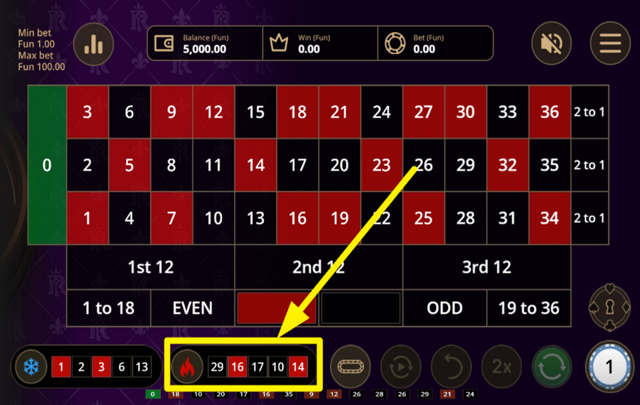 Royal Riches Roulette SELECCIONA UNA APUESTA CALIENTE.