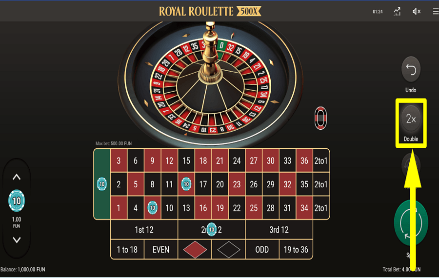 Royal Roulette 500X AUGMENTEZ LES ENJEUX.