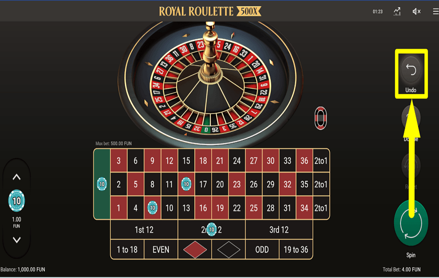 Royal Roulette 500X RETIREZ VOS PARIS.