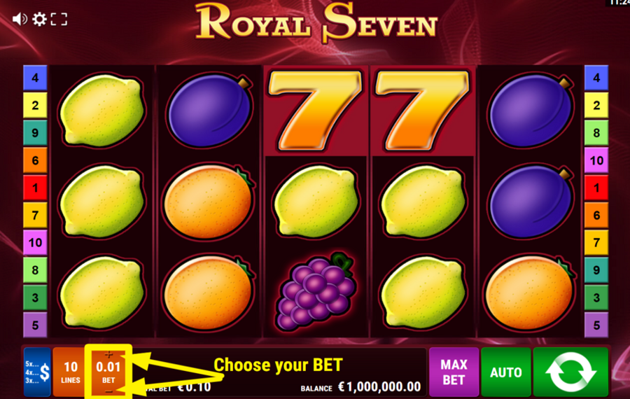 Royal Seven FAITES VOTRE PARI.