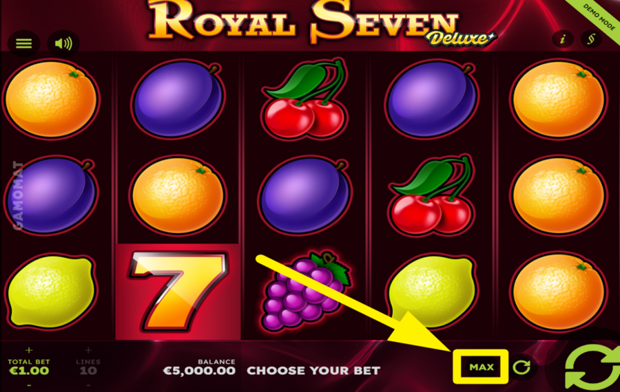 Royal Seven Deluxe AJUSTEZ LA MISE AU MAXIMUM.