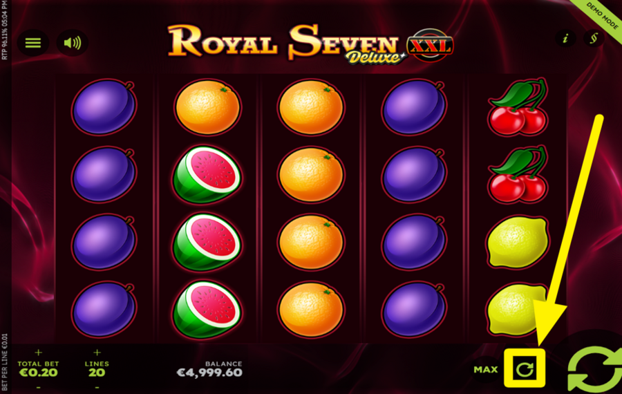 Royal Seven XXL Deluxe UTILISEZ L'ESSORAGE AUTOMATIQUE.