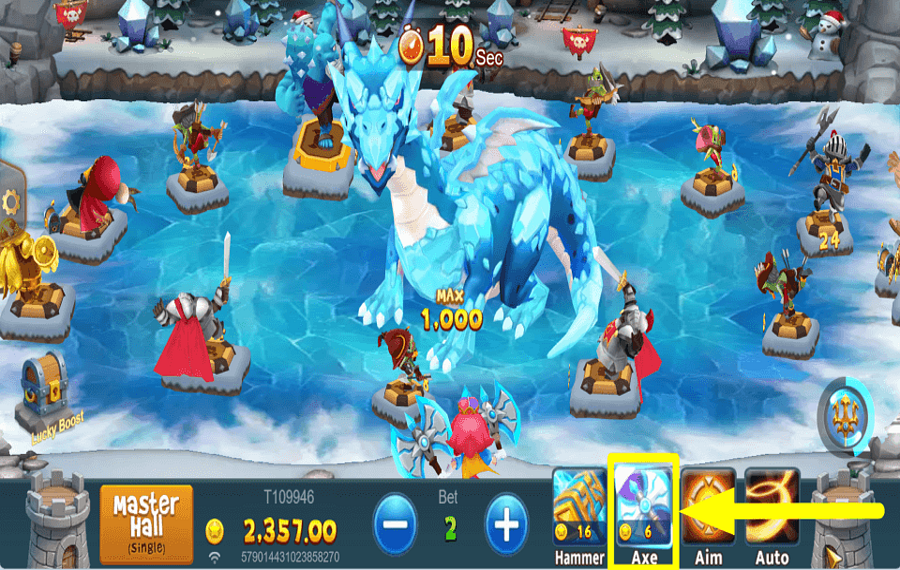 Royal Shooter CHANGER D'ARMES.