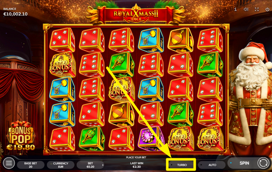 Royal Xmass 2 Dice RAMP UP THE SPEED.